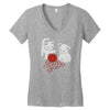 kittens Women's V-Neck T-Shirt