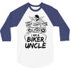 You Cant Scare Me I am Biker Uncle 3/4 Sleeve Shirt