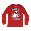 pugs not drugs Long Sleeve Shirts