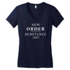 new order substance 1987 Women's V-Neck T-Shirt