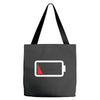 Dead Battery Tote Bags