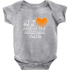my heart basketball Baby Onesie