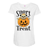 halloween pug Maternity Scoop Neck T-shirt