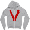 the new series visitors Zipper Hoodie