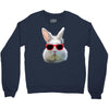 Easter Bunny Face Too Hip To Hop Crewneck Sweatshirt