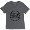 team damon salvatore (6) V-Neck Tee