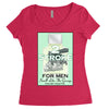 2 stroke aftershave, ideal birthday gift present. Women's Triblend Scoop T-shirt