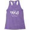i do yoga to burn crazy Racerback Tank
