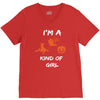 i'm a halloween kind of girl V-Neck Tee