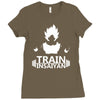 train insaiyan (2) Ladies Fitted T-Shirt