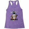 who loves lhasa apso Racerback Tank
