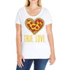 true love heart Ladies Curvy T-Shirt