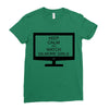 keep calm and watch gilmore girls Ladies Fitted T-Shirt