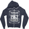 vintage made in 1962 perfectly aged a living legend Zipper Hoodie