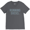 running sucks V-Neck Tee