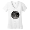 Death Note Moon Women's V-Neck T-Shirt