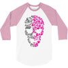 two coloured skull 3/4 Sleeve Shirt