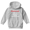 Smartass March Girl Youth Hoodie