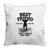 Best Friend Chihuahua Throw Pillow