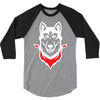 Siberian Husky 3/4 Sleeve Shirt