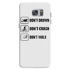 Don't drown crash walk Tee Swim Bike Run Triathle Samsung Galaxy S7