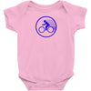 fast speed bicycle bike biking sport athlete geek gift idea tee shirt Baby Onesie