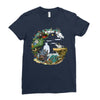 ghibli tribute Ladies Fitted T-Shirt