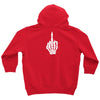 Flipping Someone Off Youth Hoodie
