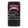 welder's wife iPhone 7 Plus Case