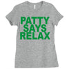 patty says relax Ladies Fitted T-Shirt