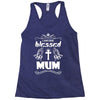 I Am One Blessed Mum Racerback Tank