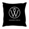 the game winners circle logo Throw Pillow