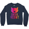 CHECK MEOWT CAT Crewneck Sweatshirt