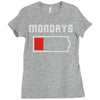 mondays suck Ladies Fitted T-Shirt