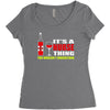 it's a nurse thing you wouldn't understand Women's Triblend Scoop T-shirt