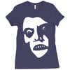pazuzu face Ladies Fitted T-Shirt