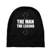 the man the legend funny Baby Beanies