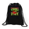no pizza after midnight! Drawstring Bags