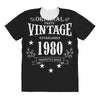 original parts vintage established 1980 perfectly aged All Over Women's T-shirt