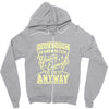 old enough young enough Zipper Hoodie