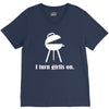 i turn grills on V-Neck Tee