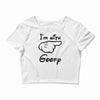 i'm with goofy t shirt mickey mouse t shirt disney shirt walt disney t Crop Top