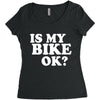 is my bike ok Women's Triblend Scoop T-shirt