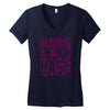 here to rage Women's V-Neck T-Shirt