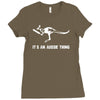 cricket it's an aussie thing Ladies Fitted T-Shirt