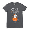 trick or treat Ladies Fitted T-Shirt