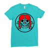 skull woman Ladies Fitted T-Shirt