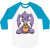 zombie bunny loves brains 3/4 Sleeve Shirt