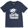 ted fuck you thunder V-Neck Tee
