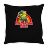 rainbow bite Throw Pillow